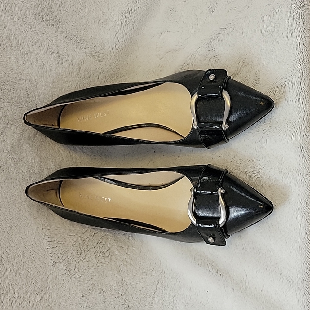 Nine West black heel Size 6.5